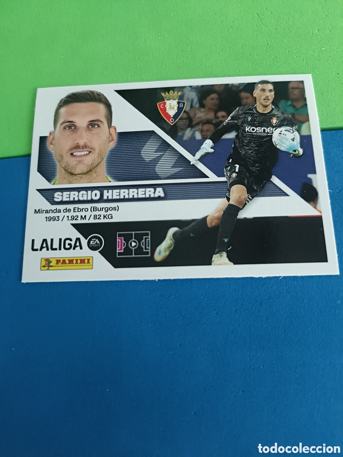Cromos de f&uacute;tbol: Panini cromos stickers Liga este 2026 2027 26 27 - Osasuna 3 Sergio Herrera