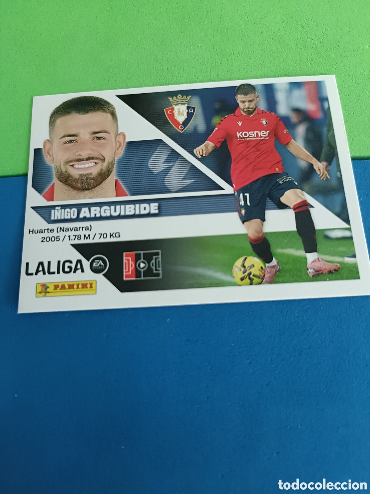 Cromos de f&uacute;tbol: Panini cromos stickers Liga este 2026 2027 26 27 - Osasuna 5B Arguibide
