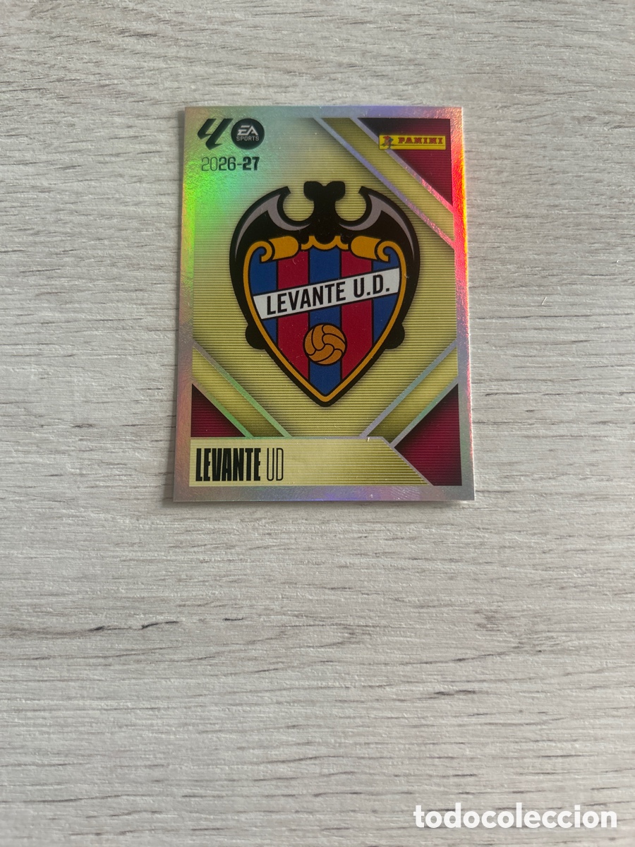 Cromos de f&uacute;tbol: Escudo 1 Levante Liga Este 2026/27 26-27 Panini
