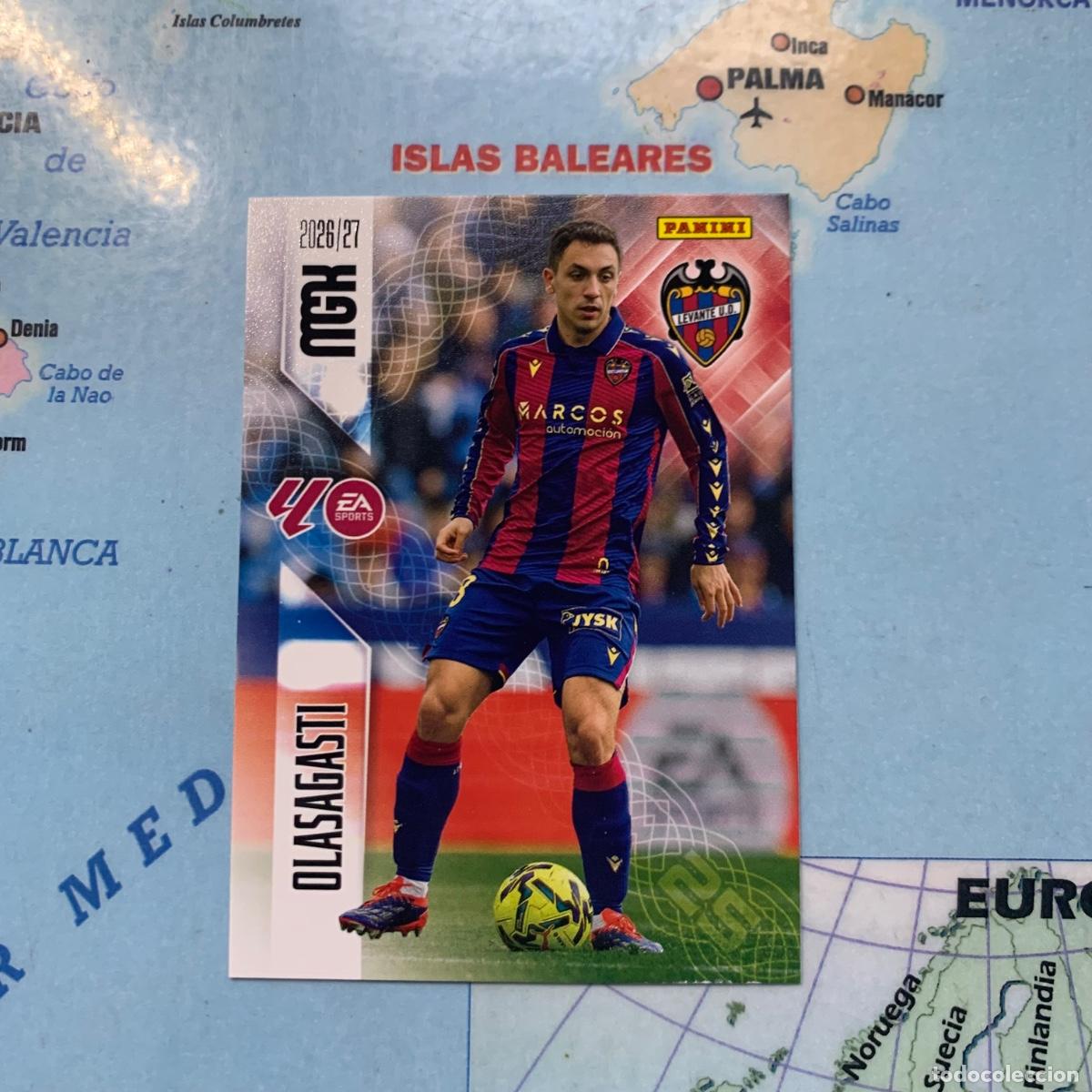 Cromos de f&uacute;tbol: Olasagasti n&uacute;mero 210 del Levante megacracks 26-27 2026-2027