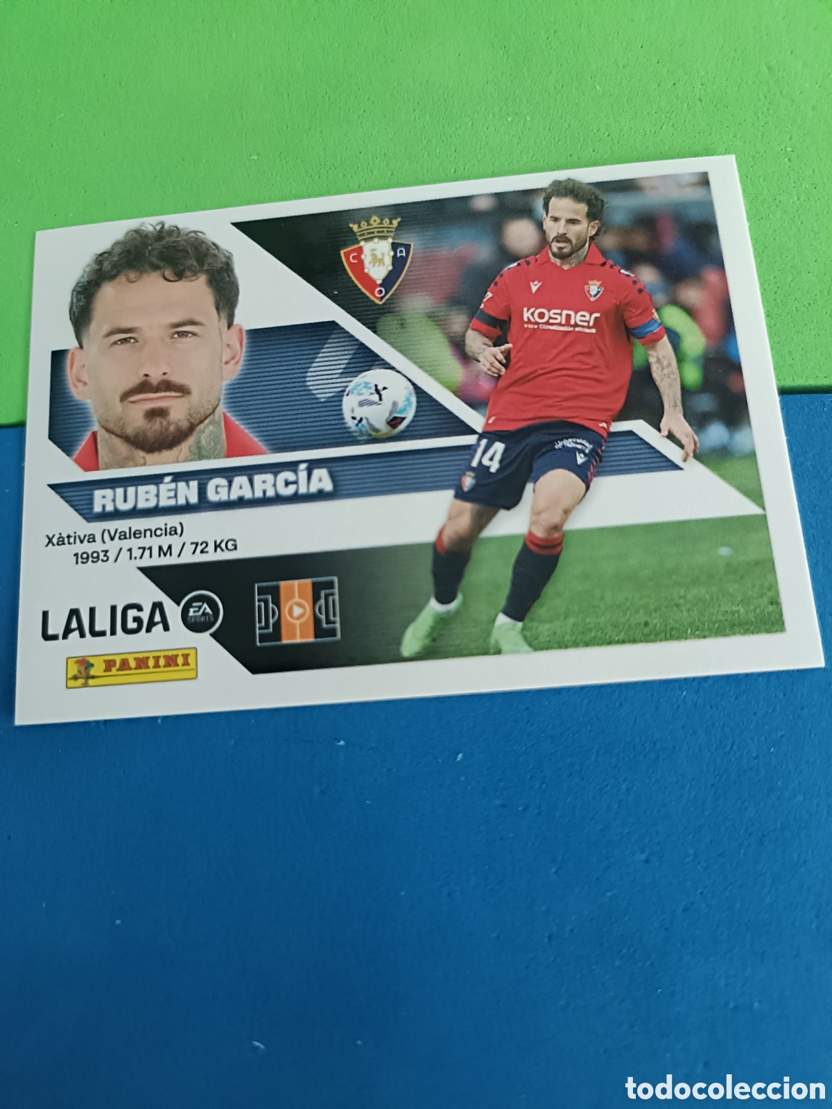 Cromos de f&uacute;tbol: Panini cromos stickers Liga este 2026 2027 26 27 - Osasuna 14 Rub&eacute;n Garc&iacute;a