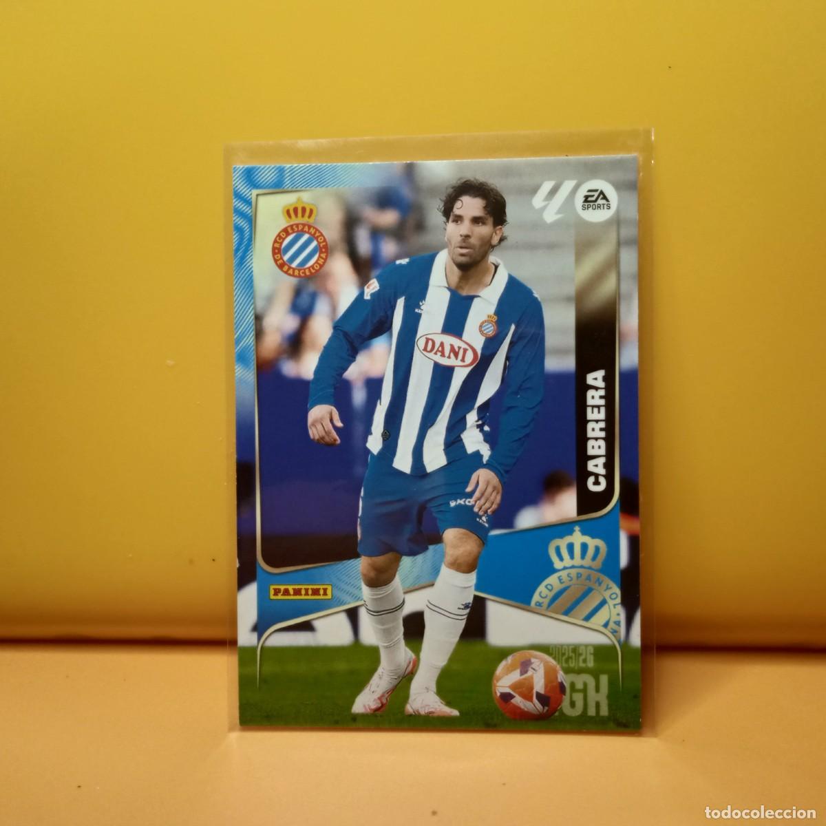 Cromos de f&uacute;tbol: MEGACRACKS 2025 2026 25 26 R.C.D ESPANYOL CABRERA 151