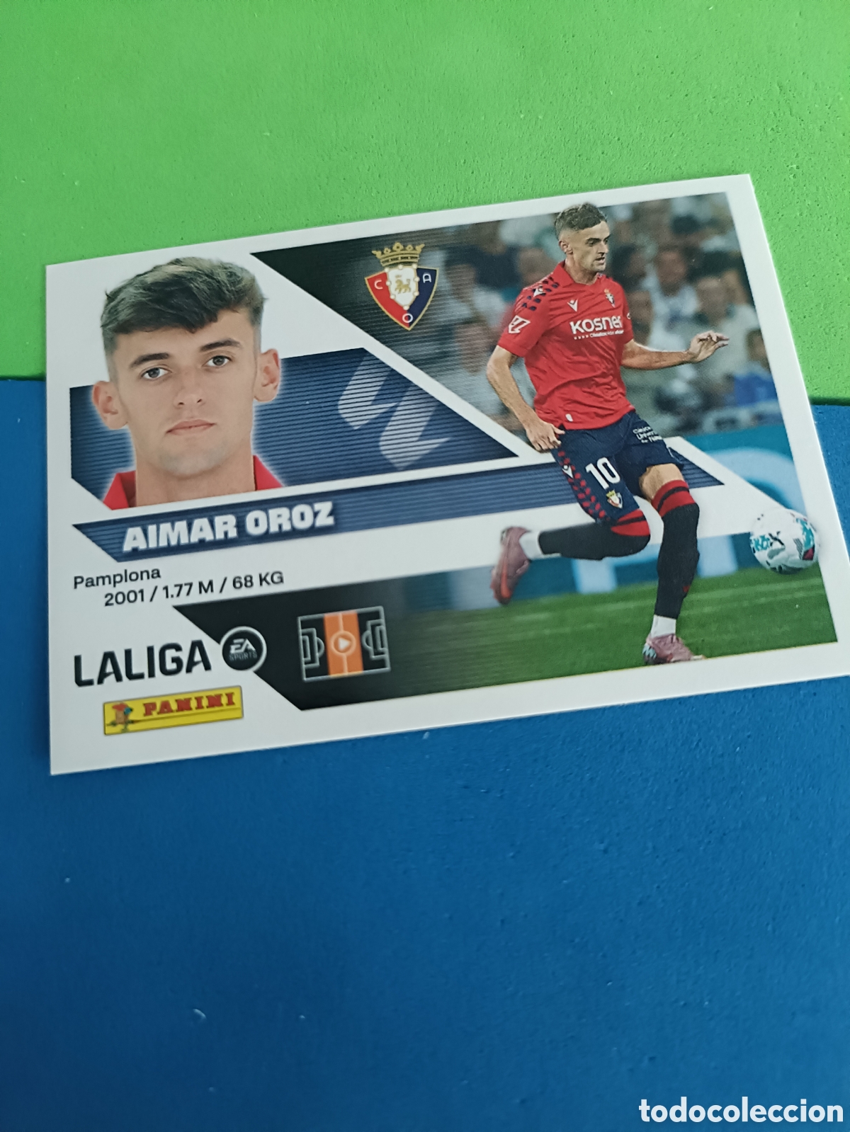 Cromos de f&uacute;tbol: Panini cromos stickers Liga este 2026 2027 26 27 - Osasuna 15 Aimar Oroz