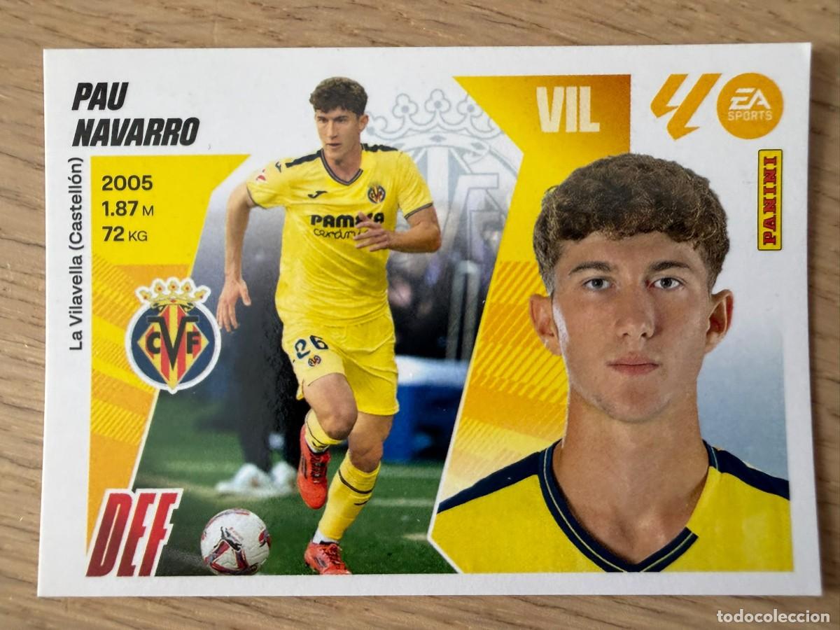 Cromos de f&uacute;tbol: 5 PAU NAVARRO VILLARREAL 25 26 2025 2026 LIGA EA SPORTS COLECCIONES ESTE SIN PEGAR STICKER