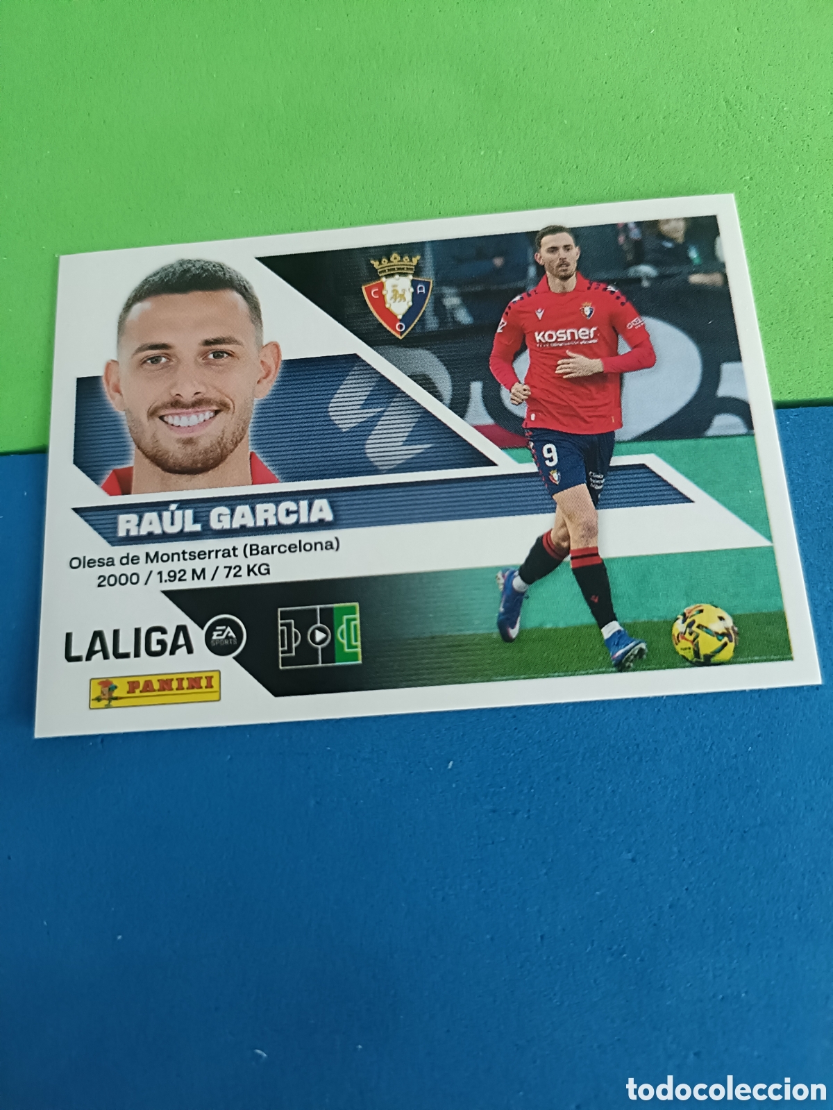 Cromos de f&uacute;tbol: Panini cromos stickers Liga este 2026 2027 26 27 - Osasuna 18 Raul Garcia