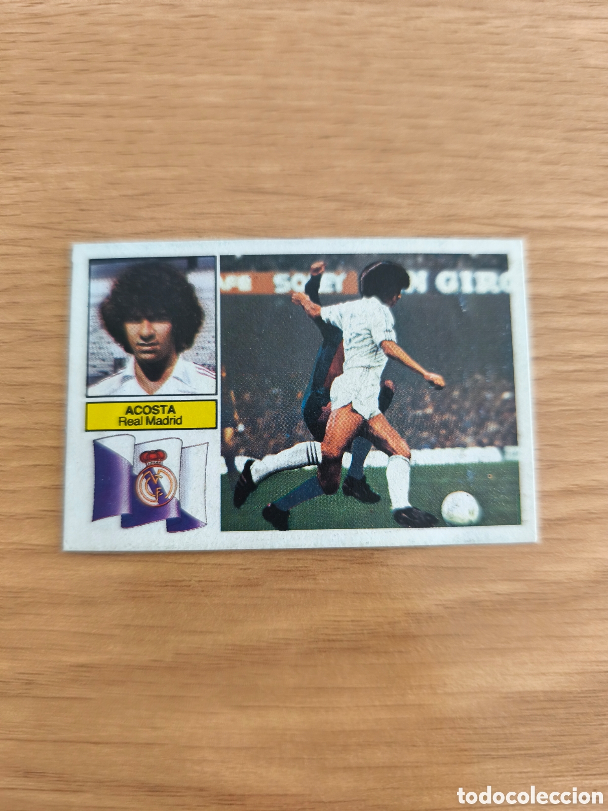 Cromos de f&uacute;tbol: Este liga 82/83 Acosta Real Madrid Versi&oacute;n Dif&iacute;cil Despegado