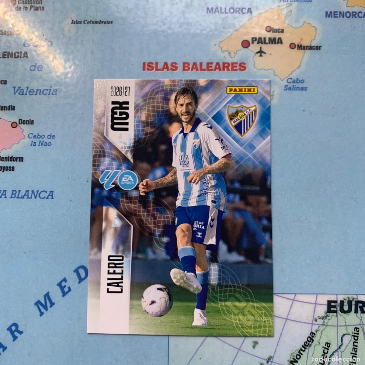 Cromos de f&uacute;tbol: Calero n&uacute;mero 240 Del Malaga megacracks 26-27 2026-2027