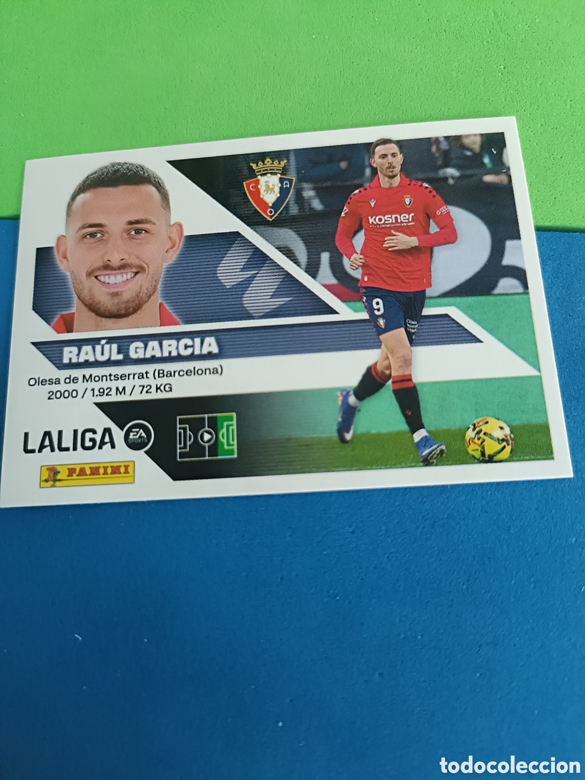 Cromos de f&uacute;tbol: Panini cromos stickers Liga este 2026 2027 26 27 - Osasuna 18 Raul Garcia