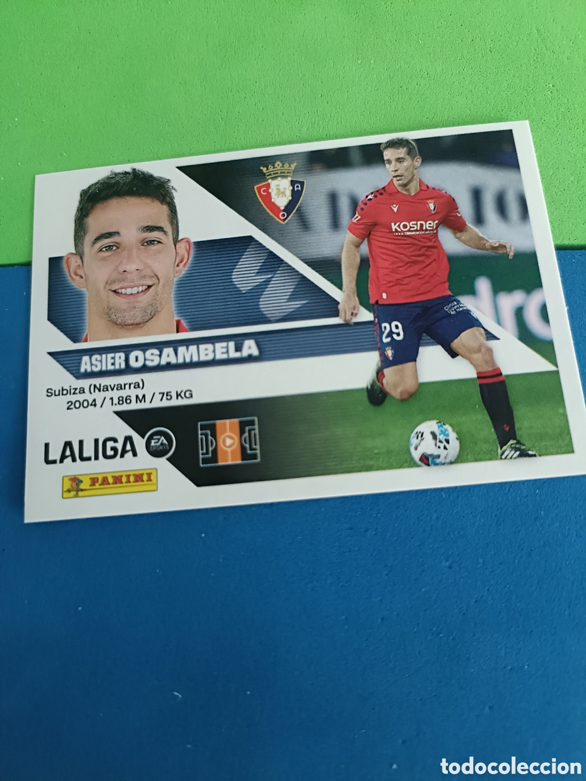 Cromos de f&uacute;tbol: Panini cromos stickers Liga este 2026 2027 26 27 - Osasuna 10 Osambela