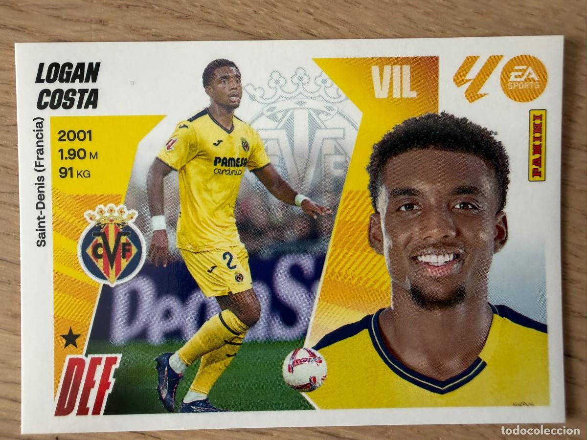 Cromos de f&uacute;tbol: 7 LOGAN COSTA VILLARREAL 25 26 2025 2026 LIGA EA SPORTS COLECCIONES ESTE SIN PEGAR STICKER