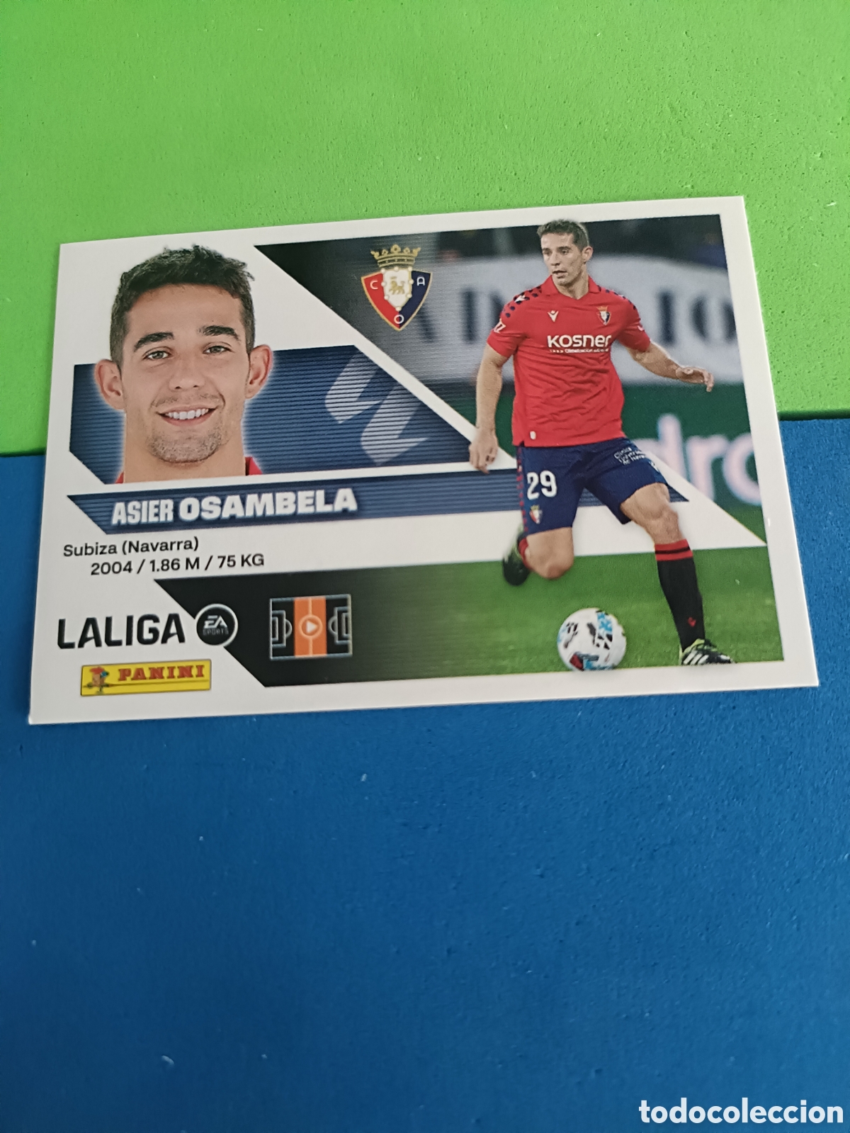 Cromos de f&uacute;tbol: Panini cromos stickers Liga este 2026 2027 26 27 - Osasuna 10 Osambela