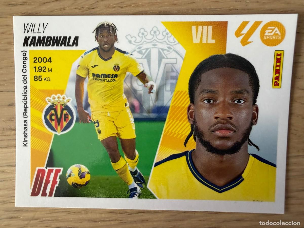 Cromos de Futebol: 8 KAMBWALA VILLARREAL 25 26 2025 2026 LIGA EA SPORTS COLECCIONES ESTE SIN PEGAR STICKER
