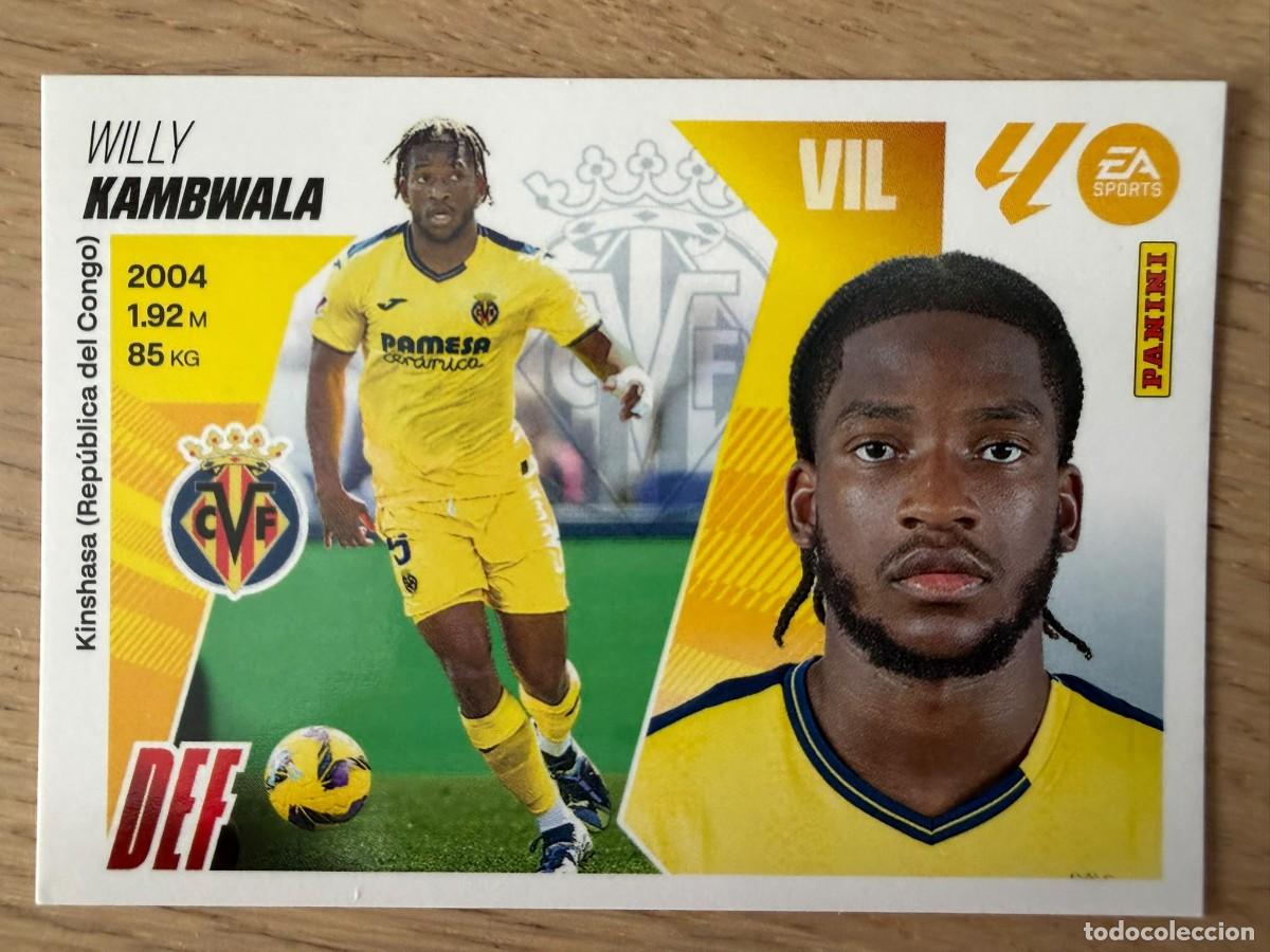 Cromos de Futebol: 8 KAMBWALA VILLARREAL 25 26 2025 2026 LIGA EA SPORTS COLECCIONES ESTE SIN PEGAR STICKER