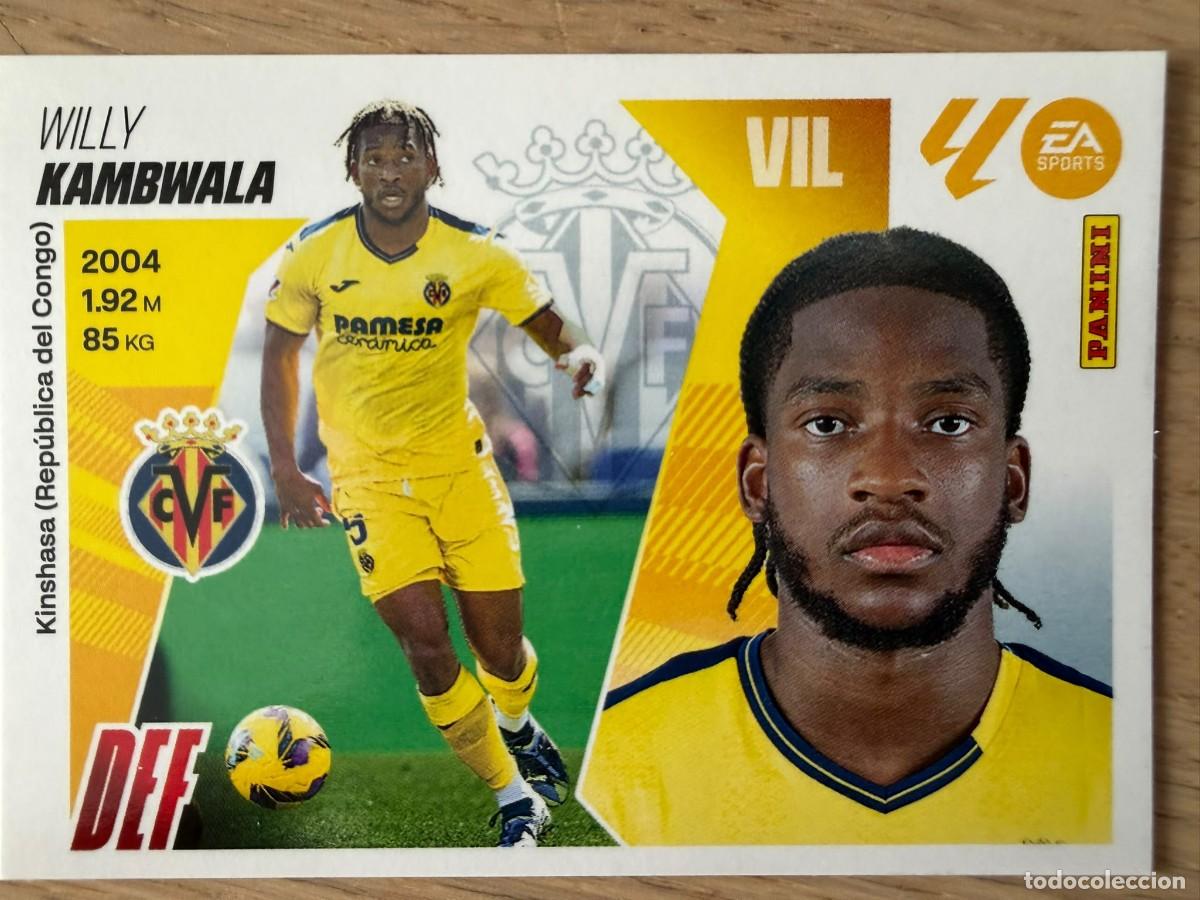 Cromos de Futebol: 8 KAMBWALA VILLARREAL 25 26 2025 2026 LIGA EA SPORTS COLECCIONES ESTE SIN PEGAR STICKER