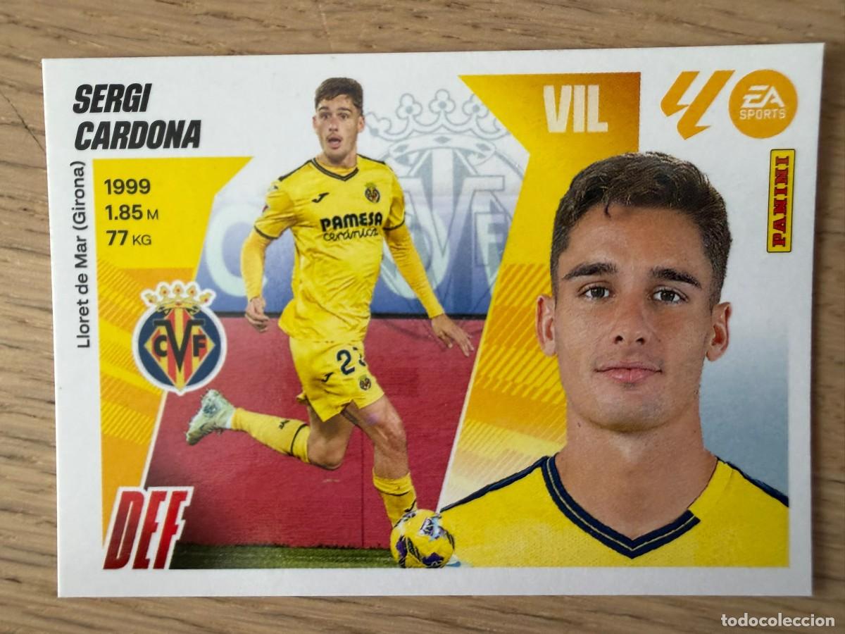 Figurine di Calcio: 9 SERGI CARDONA VILLARREAL 25 26 2025 2026 LIGA EA SPORTS COLECCIONES ESTE SIN PEGAR STICKER