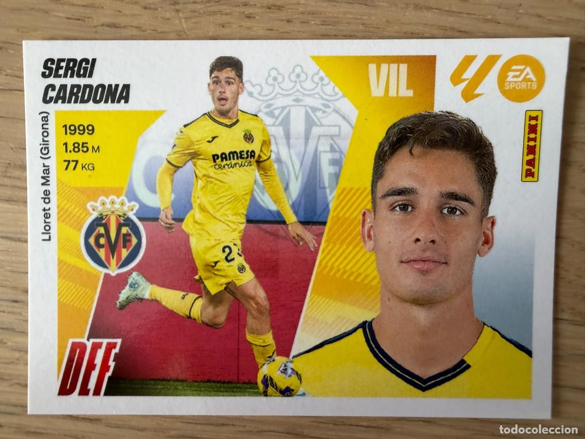 Figurine di Calcio: 9 SERGI CARDONA VILLARREAL 25 26 2025 2026 LIGA EA SPORTS COLECCIONES ESTE SIN PEGAR STICKER