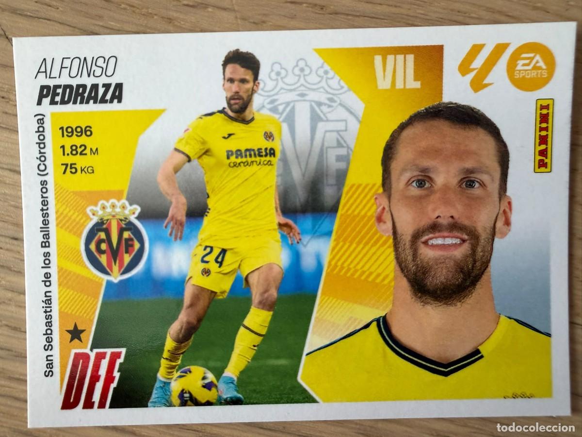 Figurine di Calcio: 10 PEDRAZA VILLARREAL 25 26 2025 2026 LIGA EA SPORTS COLECCIONES ESTE SIN PEGAR STICKER