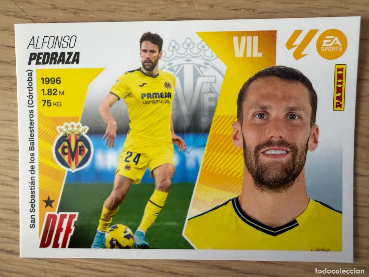Figurine di Calcio: 10 PEDRAZA VILLARREAL 25 26 2025 2026 LIGA EA SPORTS COLECCIONES ESTE SIN PEGAR STICKER