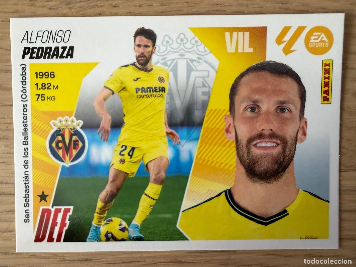 Figurine di Calcio: 10 PEDRAZA VILLARREAL 25 26 2025 2026 LIGA EA SPORTS COLECCIONES ESTE SIN PEGAR STICKER