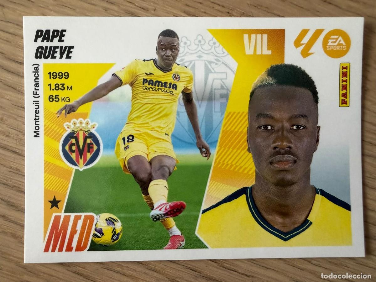 Figurine di Calcio: 12 PAPE GUEYE VILLARREAL 25 26 2025 2026 LIGA EA SPORTS COLECCIONES ESTE SIN PEGAR STICKER