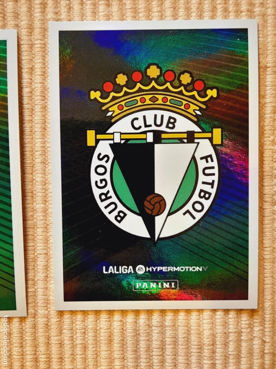 Cromos de f&uacute;tbol: CROMO 40 ESCUDO BURGOS CF LIGA HYPERMOTION 24-25 2024 2025 SEGUNDA DIVISION