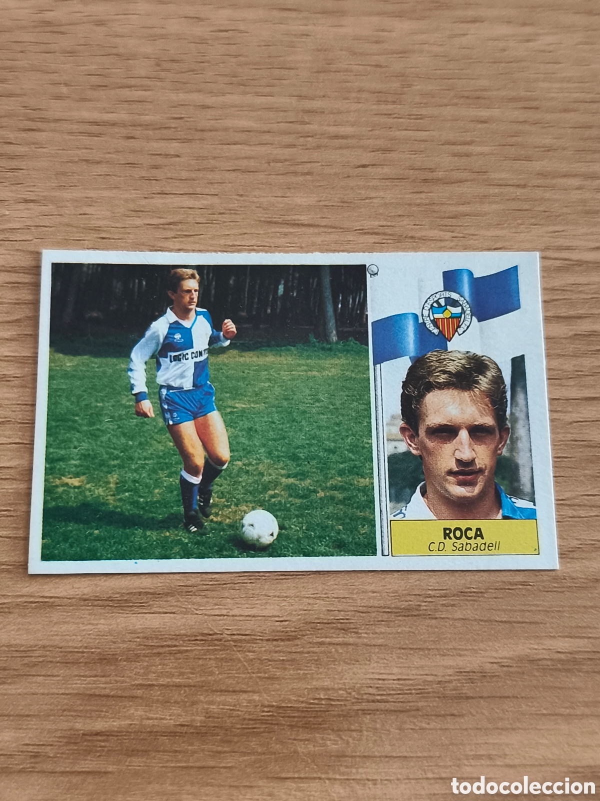 Cromos de f&uacute;tbol: Este Liga 86/86 COLOCA Sabadell Roca Despegado