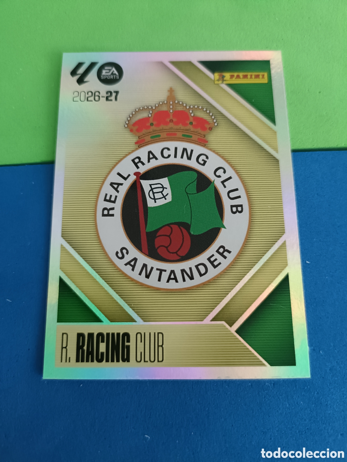 Cromos de f&uacute;tbol: Panini cromos stickers Liga este 2026 2027 26 27 - Racing Santander 1 escudo