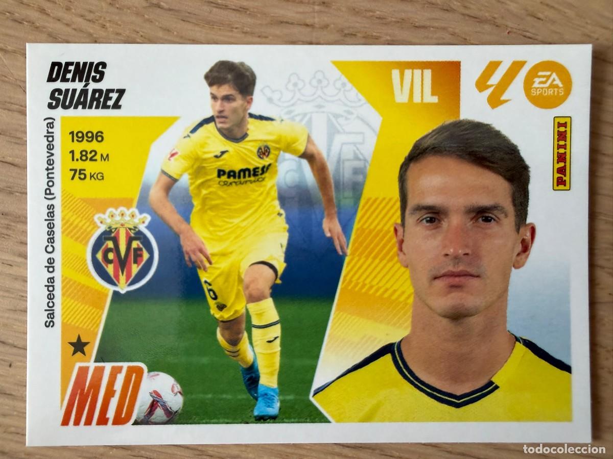 Cromos de f&uacute;tbol: 14 DENIS SUAREZ VILLARREAL 25 26 2025 2026 LIGA EA SPORTS COLECCIONES ESTE SIN PEGAR STICKER
