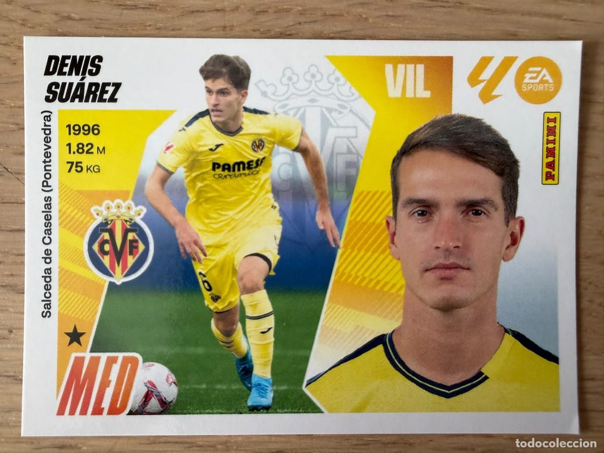 Cromos de f&uacute;tbol: 14 DENIS SUAREZ VILLARREAL 25 26 2025 2026 LIGA EA SPORTS COLECCIONES ESTE SIN PEGAR STICKER