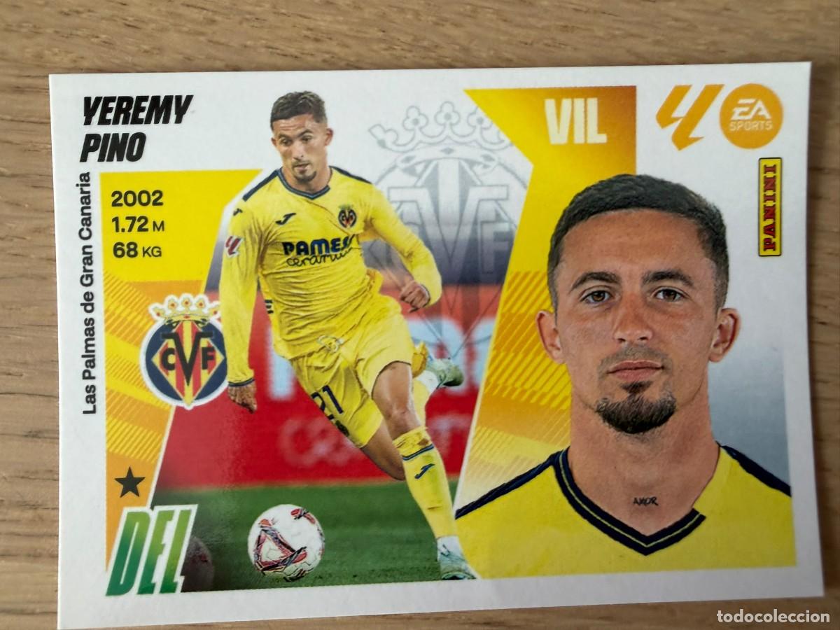 Cromos de f&uacute;tbol: 15 YEREMY PINO VILLARREAL 25 26 2025 2026 LIGA EA SPORTS COLECCIONES ESTE SIN PEGAR STICKER