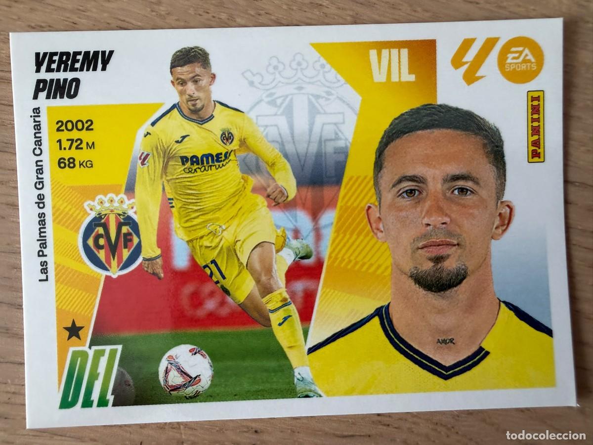 Cromos de f&uacute;tbol: 15 YEREMY PINO VILLARREAL 25 26 2025 2026 LIGA EA SPORTS COLECCIONES ESTE SIN PEGAR STICKER