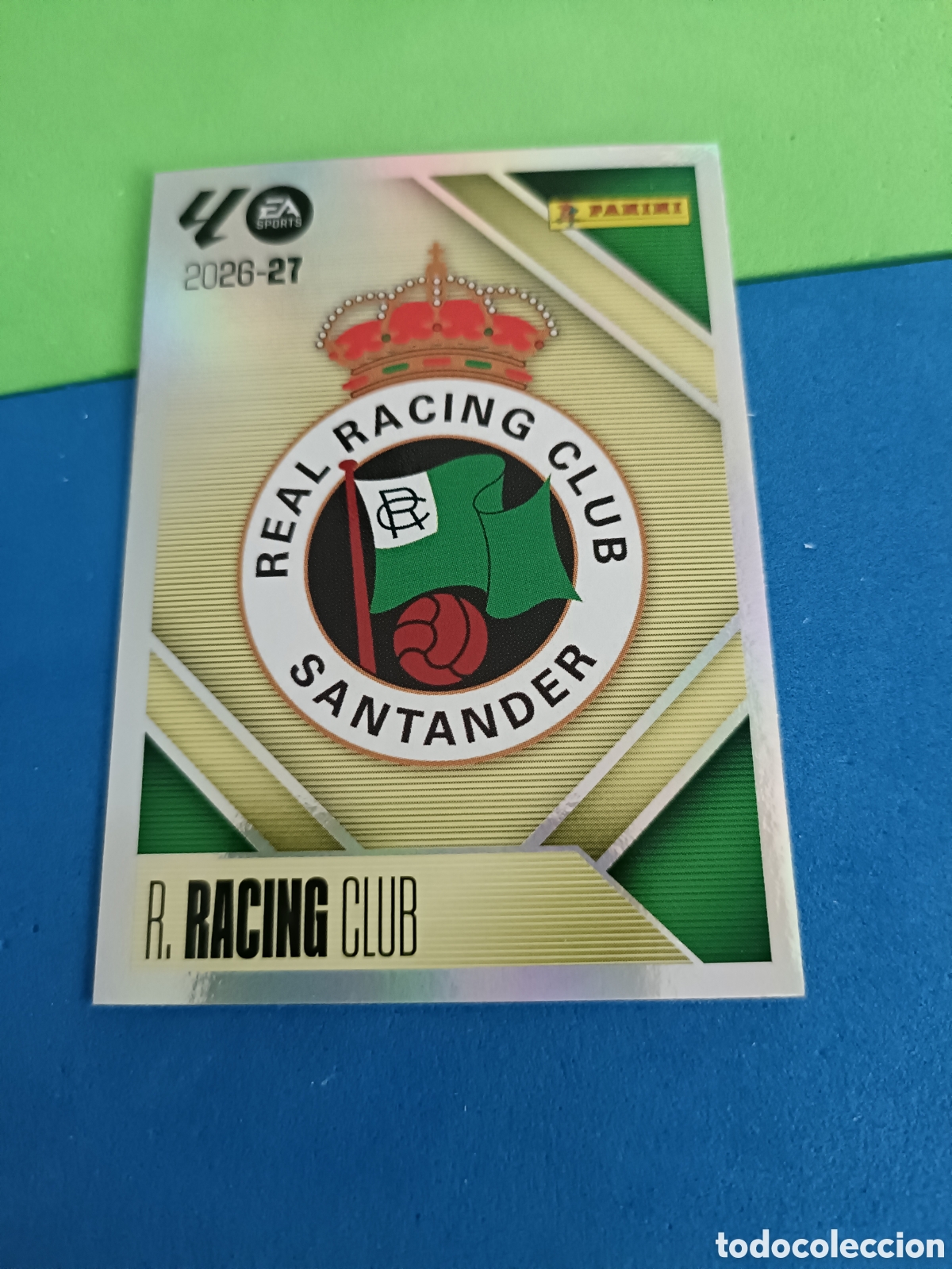 Cromos de f&uacute;tbol: Panini cromos stickers Liga este 2026 2027 26 27 - Racing Santander 1 escudo