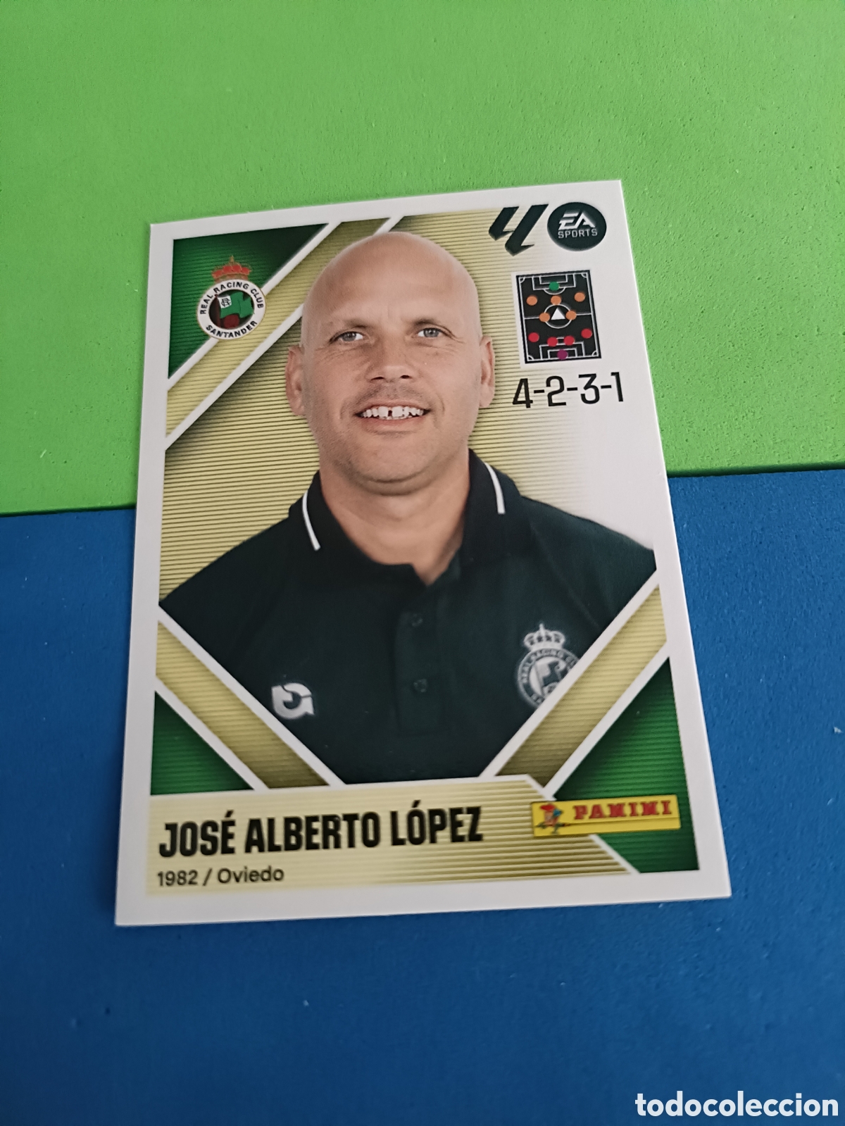 Cromos de Futebol: Panini cromos stickers Liga este 2026 2027 26 27 - Racing Santander 2 Jos&eacute; Alberto L&oacute;pez