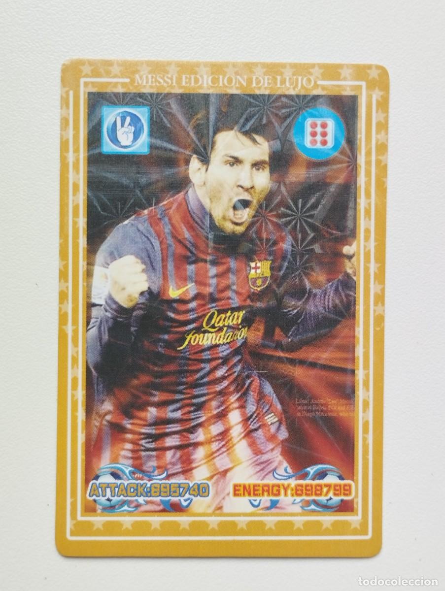 Cromos de Futebol: CROMO CARD CARTA LEONEL MESSI EDICION DE LUJO - ARGENTNA - LEO - BARCELONA