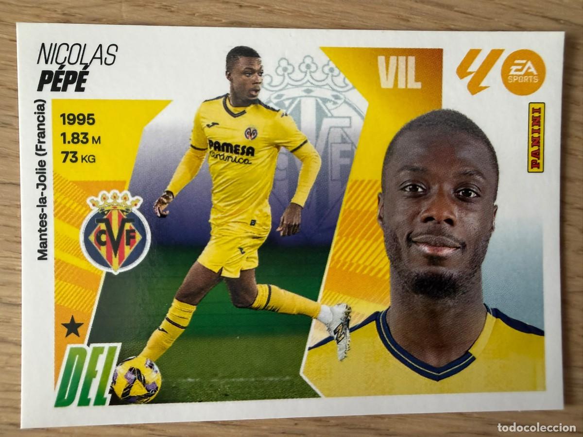 Cromos de f&uacute;tbol: 17 PEPE VILLARREAL 25 26 2025 2026 LIGA EA SPORTS COLECCIONES ESTE SIN PEGAR STICKER