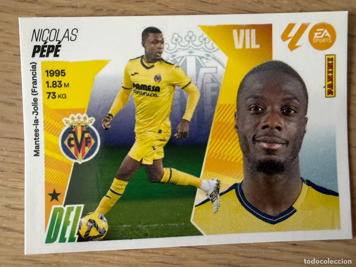 Cromos de f&uacute;tbol: 17 PEPE VILLARREAL 25 26 2025 2026 LIGA EA SPORTS COLECCIONES ESTE SIN PEGAR STICKER