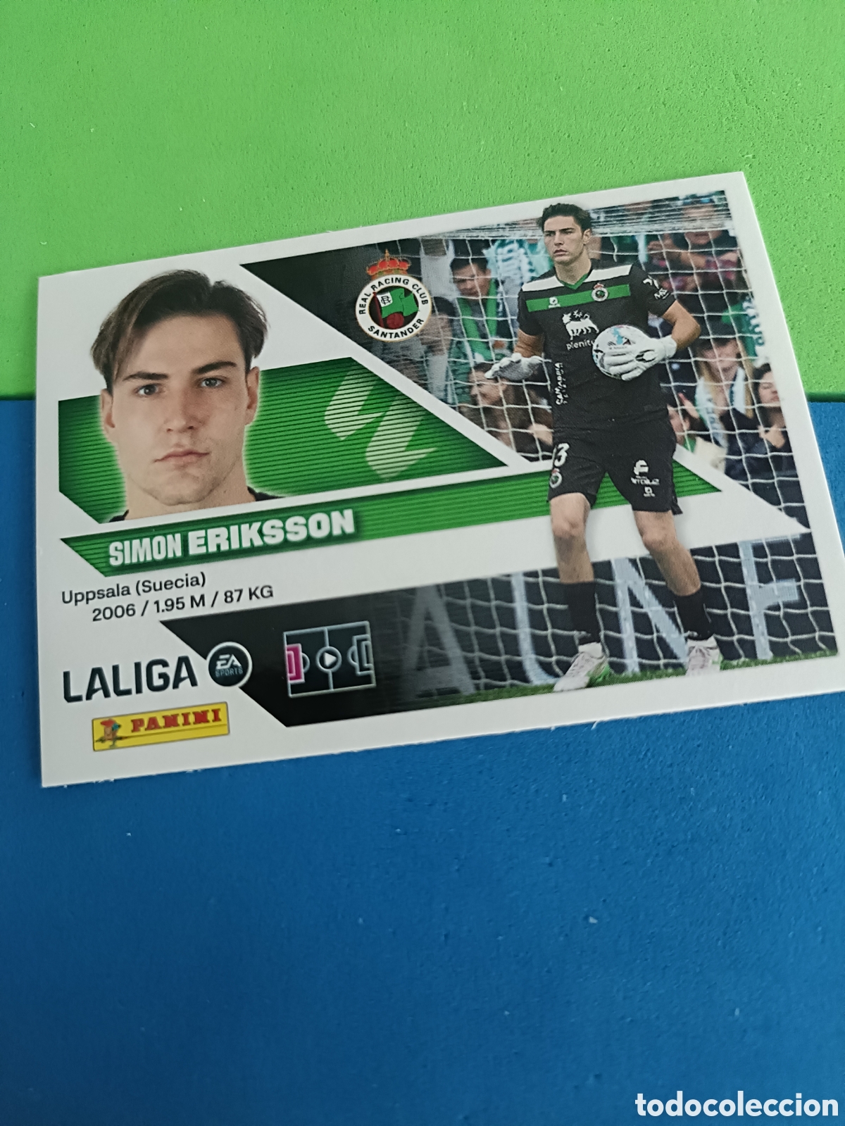 Cromos de f&uacute;tbol: Panini cromos stickers Liga este 2026 2027 26 27 - Racing Santander 4 Eriksson