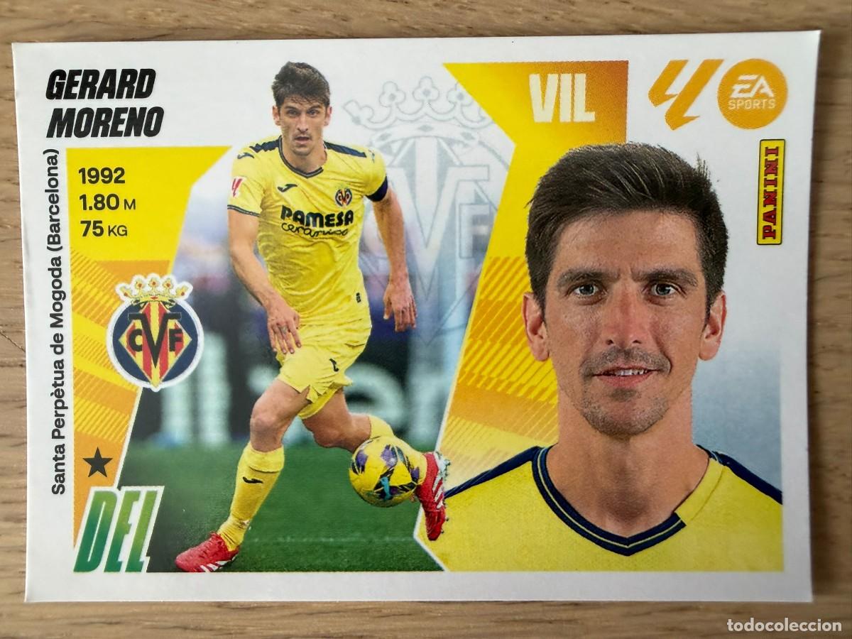 Cromos de f&uacute;tbol: 18 GERARD MORENO VILLARREAL 25 26 2025 2026 LIGA EA SPORTS COLECCIONES ESTE SIN PEGAR STICKER