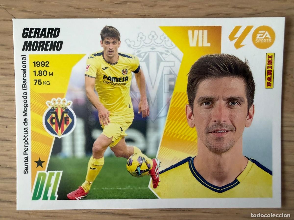 Cromos de f&uacute;tbol: 18 GERARD MORENO VILLARREAL 25 26 2025 2026 LIGA EA SPORTS COLECCIONES ESTE SIN PEGAR STICKER