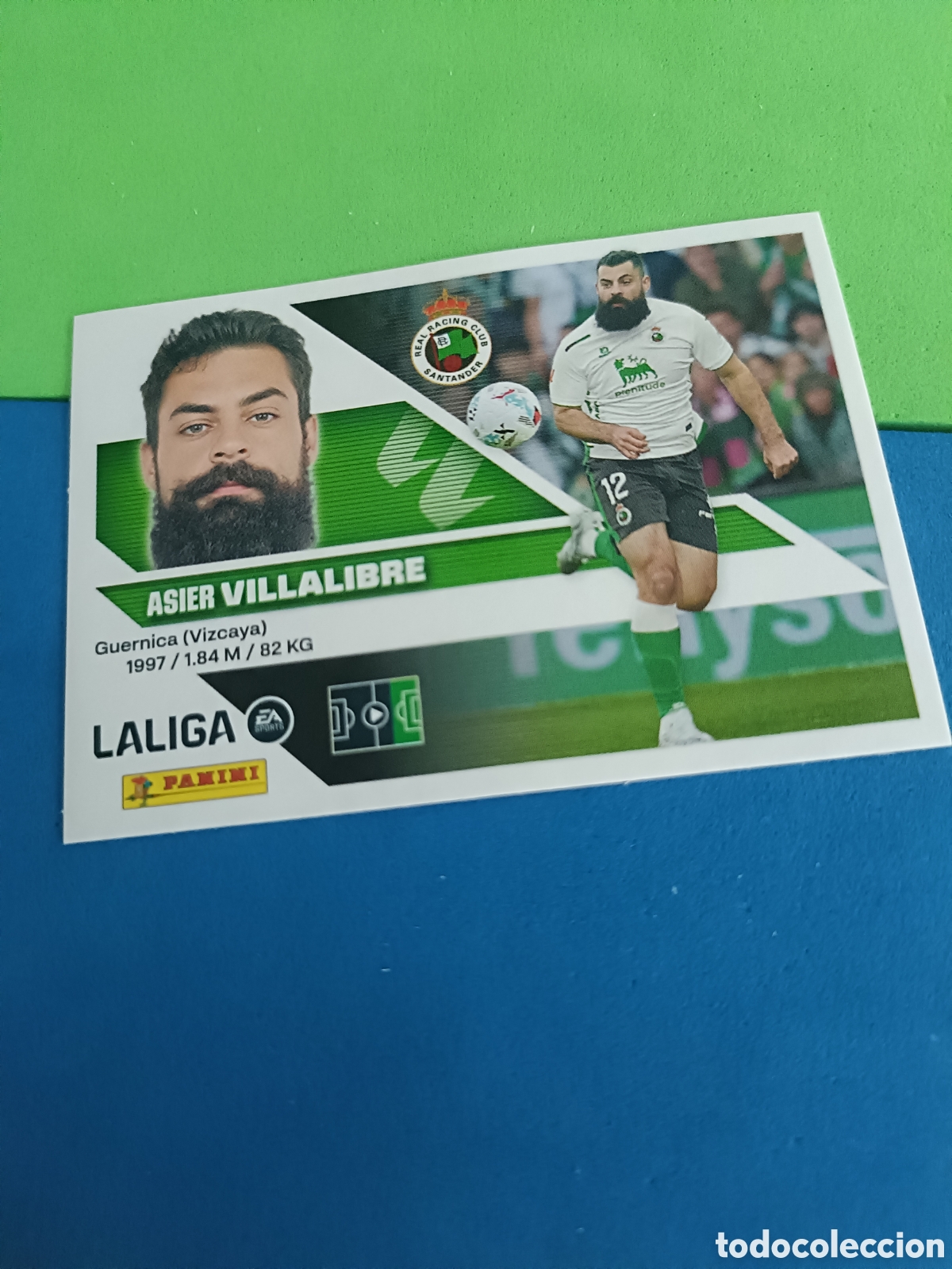 Cromos de f&uacute;tbol: Panini cromos stickers Liga este 2026 2027 26 27 - Racing Santander 20 Villalibre