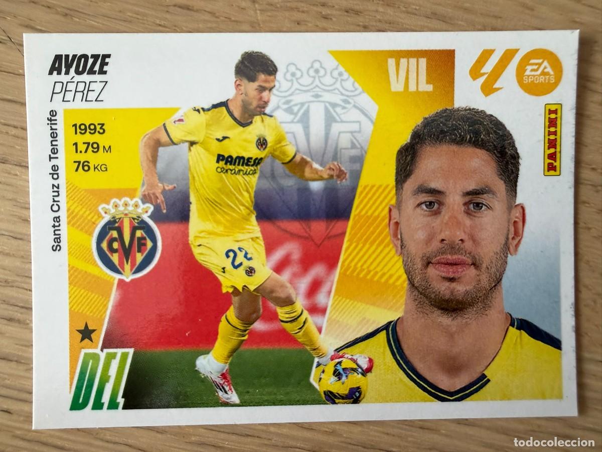 Cromos de f&uacute;tbol: 19 AYOZE VILLARREAL 25 26 2025 2026 LIGA EA SPORTS COLECCIONES ESTE SIN PEGAR STICKER