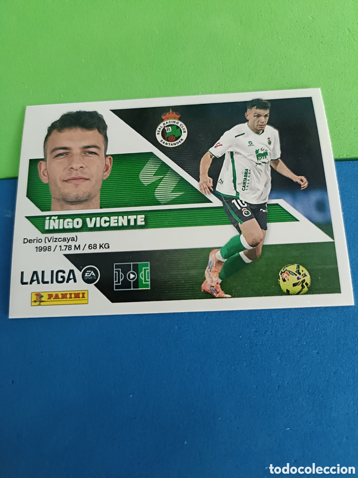 Cromos de f&uacute;tbol: Panini cromos stickers Liga este 2026 2027 26 27 - Racing Santander 18 &Iacute;&ntilde;igo Vicente