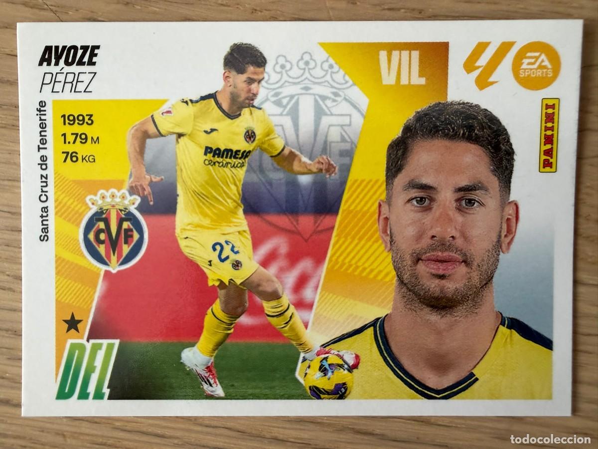Cromos de f&uacute;tbol: 19 AYOZE VILLARREAL 25 26 2025 2026 LIGA EA SPORTS COLECCIONES ESTE SIN PEGAR STICKER