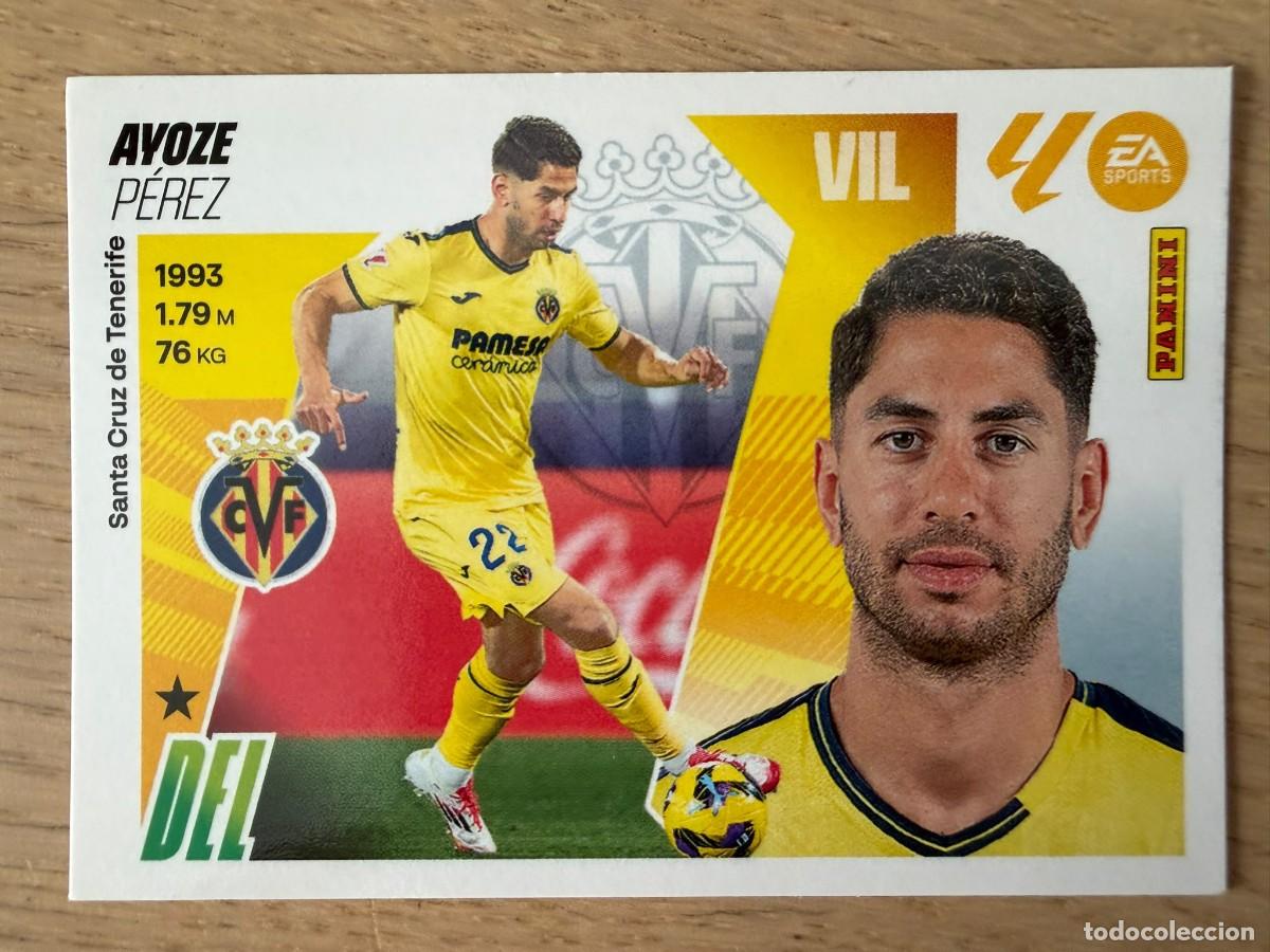 Cromos de f&uacute;tbol: 19 AYOZE VILLARREAL 25 26 2025 2026 LIGA EA SPORTS COLECCIONES ESTE SIN PEGAR STICKER