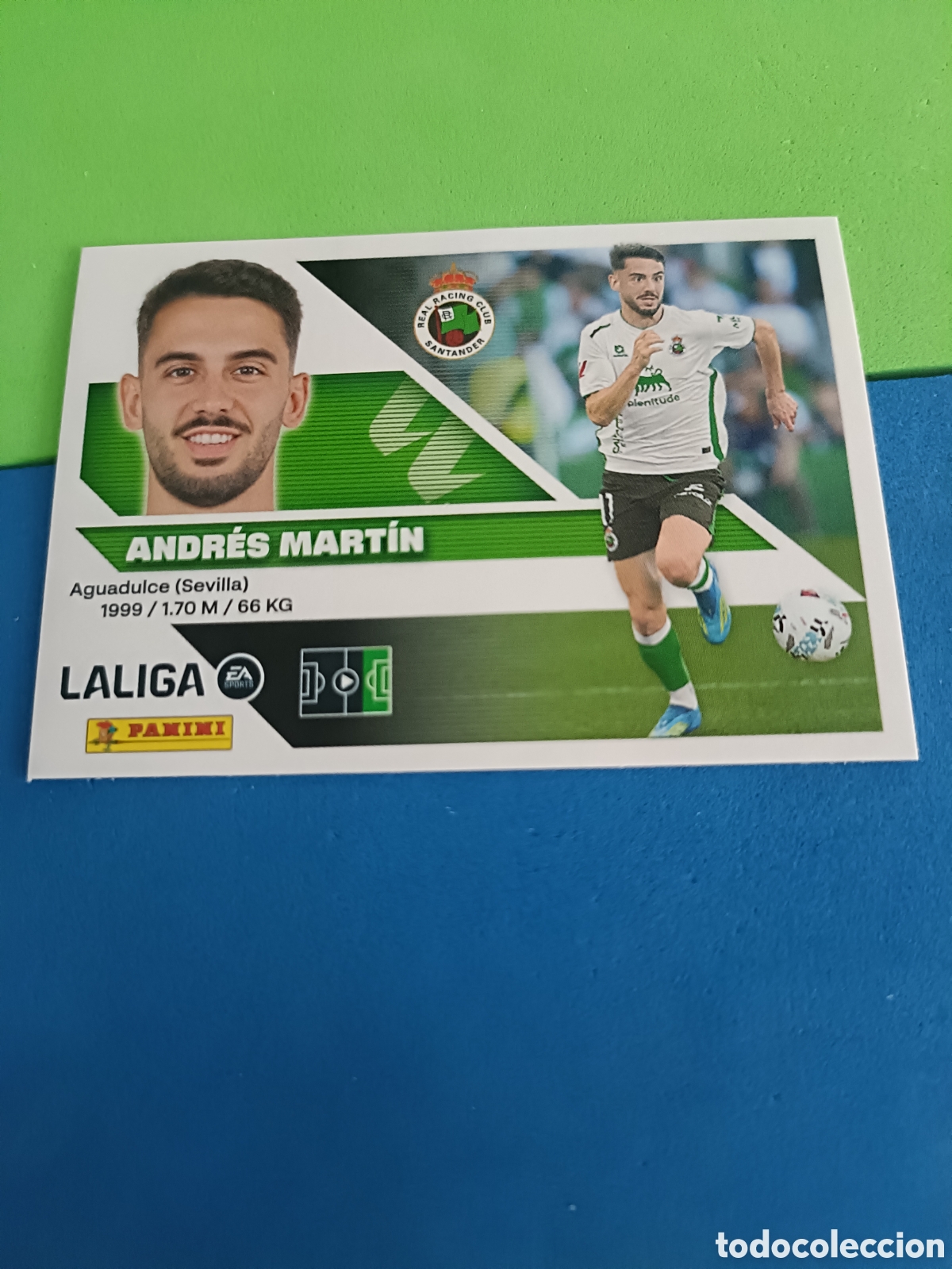 Cromos de f&uacute;tbol: Panini cromos stickers Liga este 2026 2027 26 27 - Racing Santander 16 Andr&eacute;s Mart&iacute;n