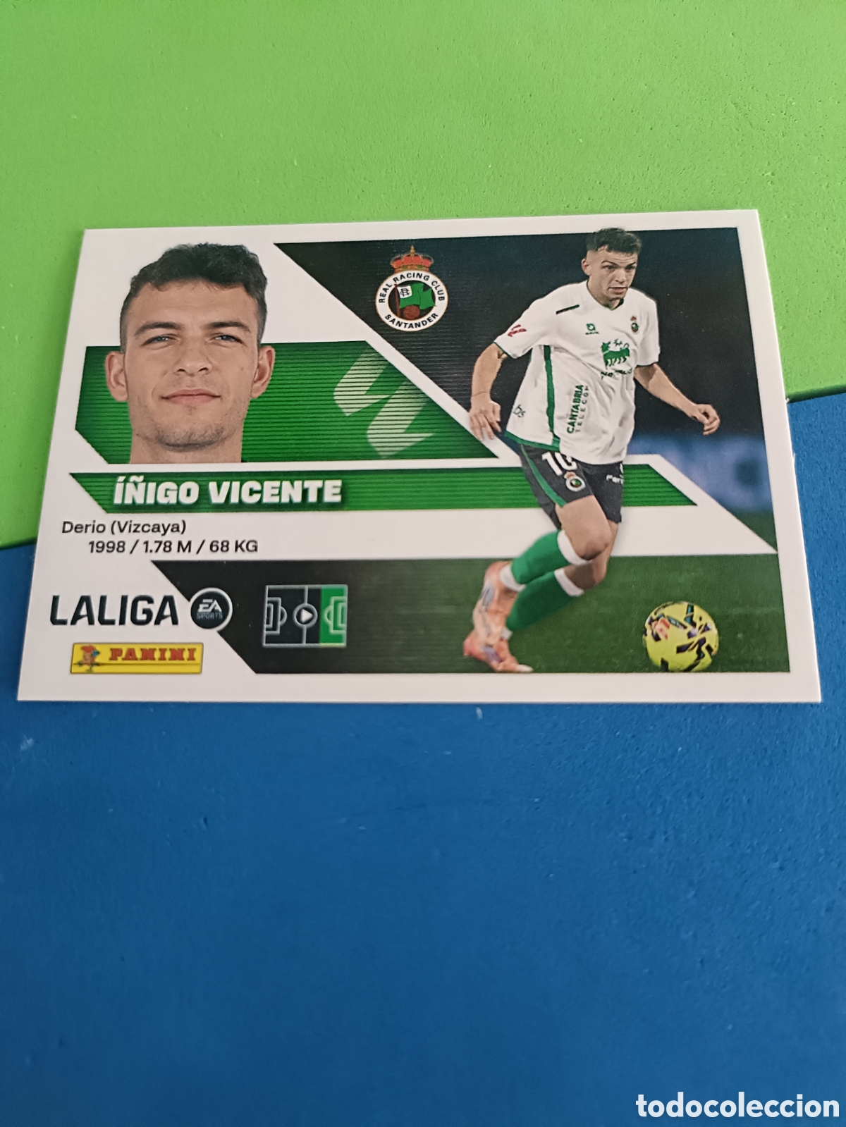 Cromos de f&uacute;tbol: Panini cromos stickers Liga este 2026 2027 26 27 - Racing Santander 18 &Iacute;&ntilde;igo Vicente