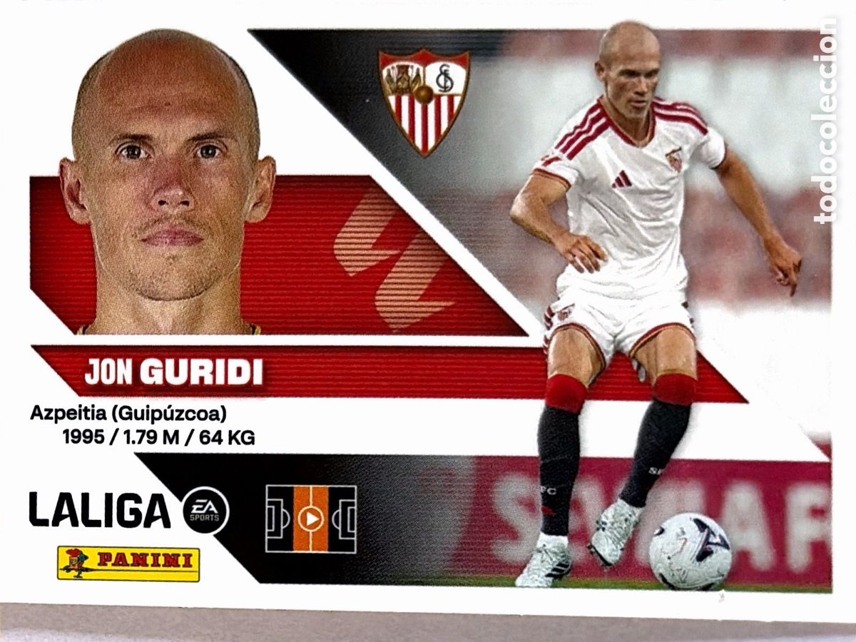 Cromos de f&uacute;tbol: 13.- Guridi (SEVILLA) - COLECCIONES ESTE 2026/27 (PANINI)