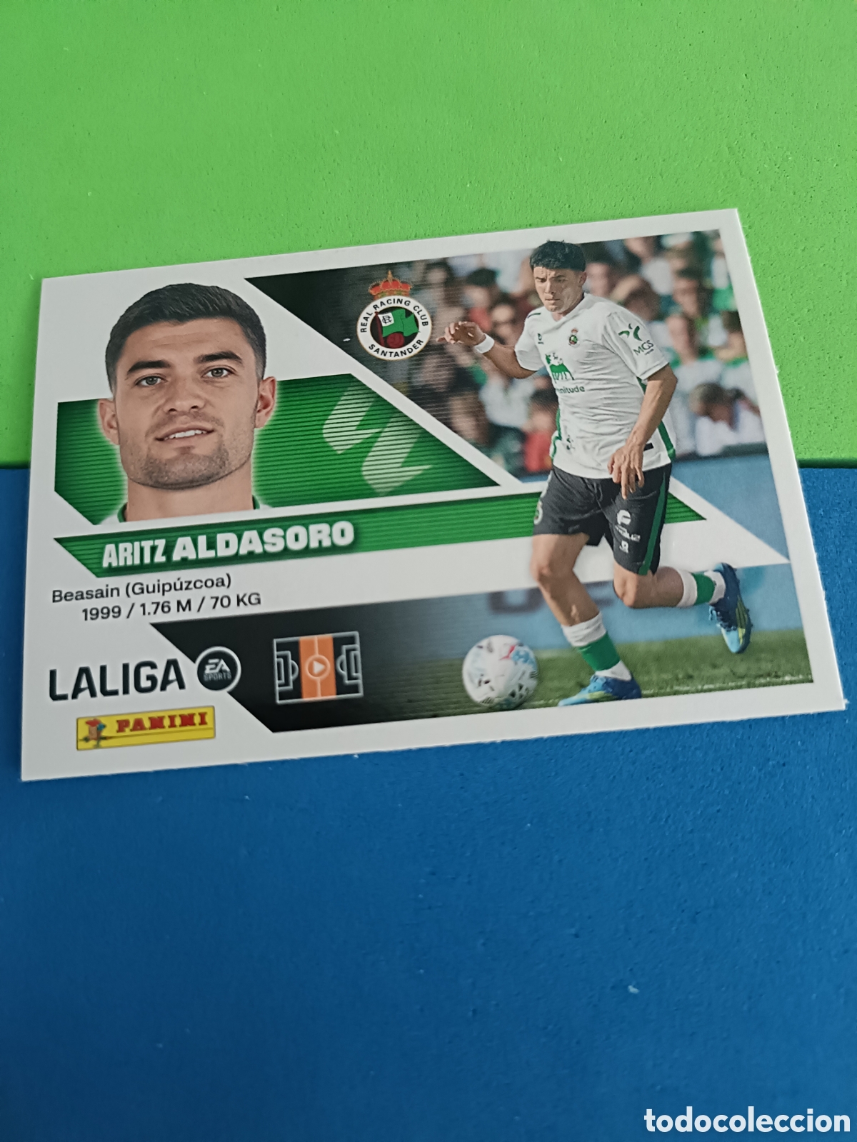 Cromos de f&uacute;tbol: Panini cromos stickers Liga este 2026 2027 26 27 - Racing Santander 14 Aldasoro