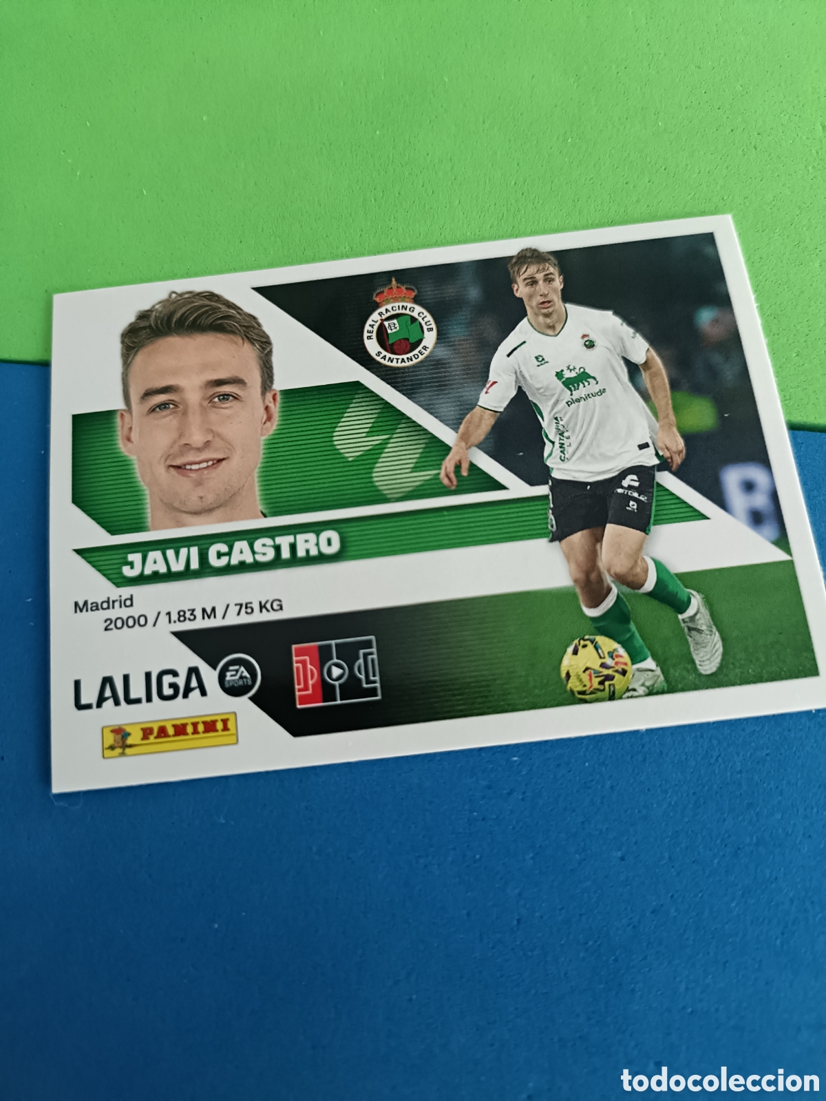 Cromos de f&uacute;tbol: Panini cromos stickers Liga este 2026 2027 26 27 - Racing Santander 8 Javi Castro