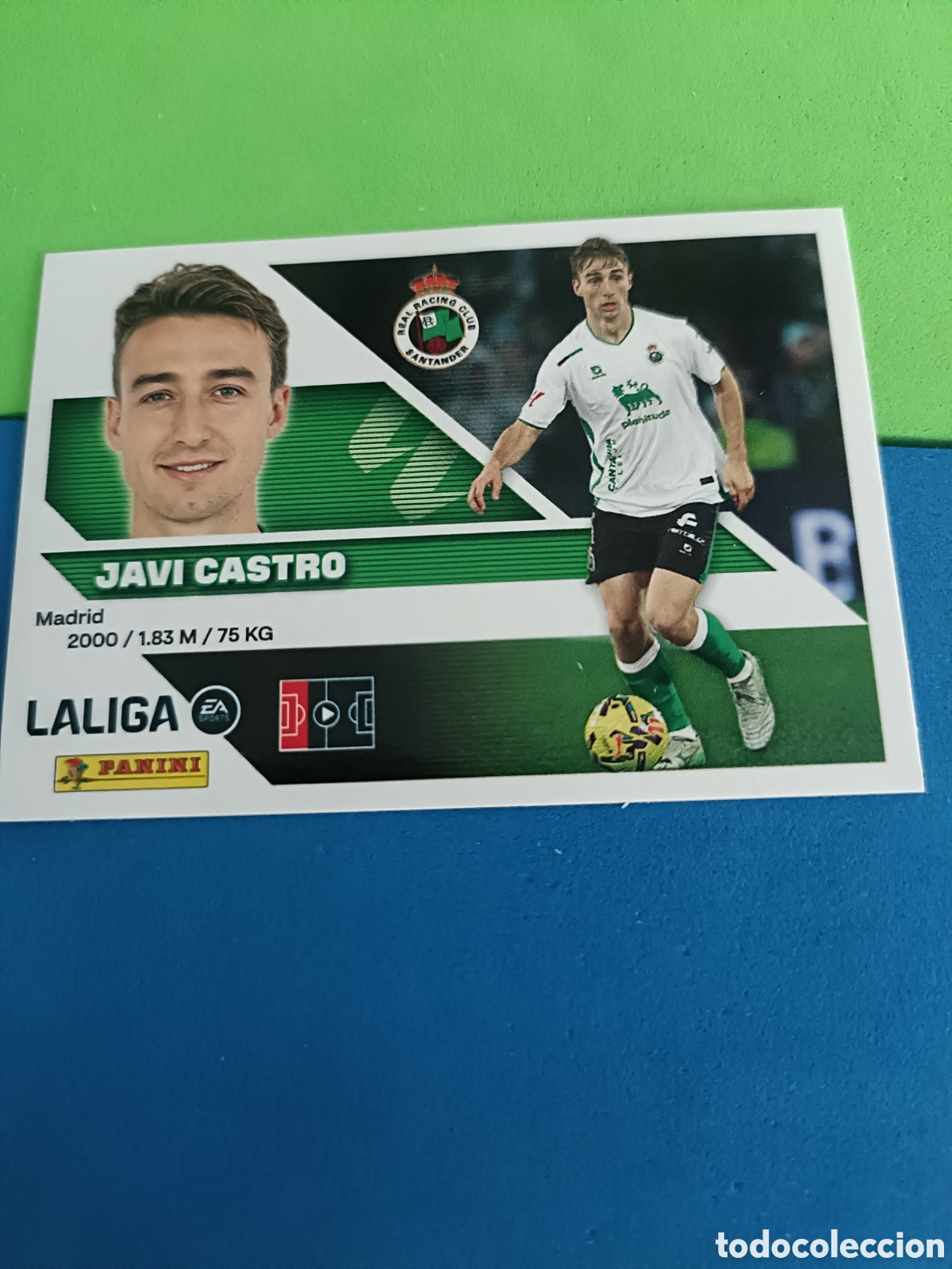 Cromos de f&uacute;tbol: Panini cromos stickers Liga este 2026 2027 26 27 - Racing Santander 8 Javi Castro